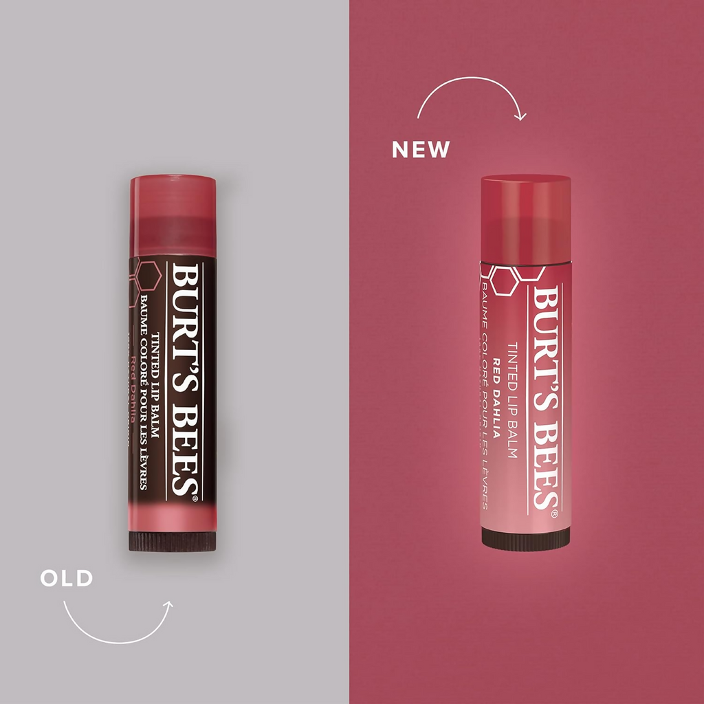 Burt's Bees 100% Natural Moisturizing Tinted Lip Balm - Red Dahlia | Grocsy