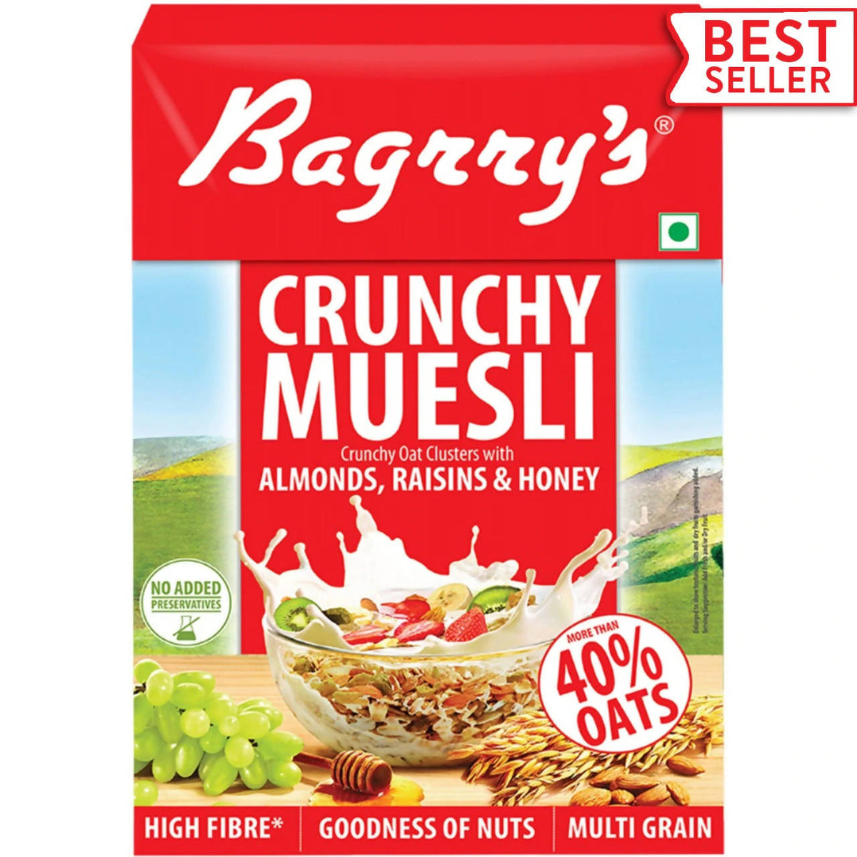 Bagrry's Crunchy Muesli - Almonds, Raisins & Honey