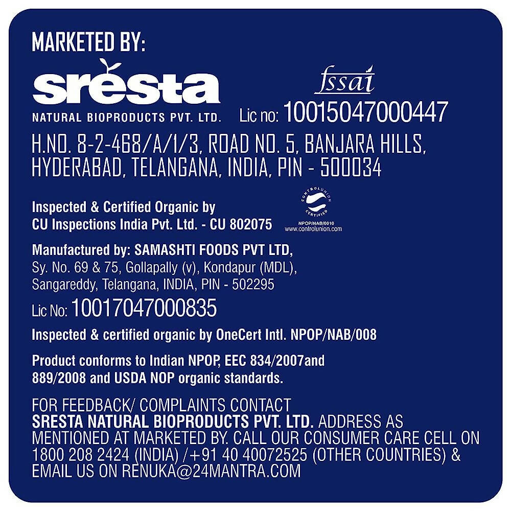 24 Mantra Organic Roasted Vermicelli - Made With Whole Wheat Flour | Grocsy
