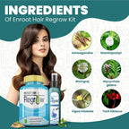 Divya Shree Enroot Hair Regrow Capsule & Oil Nourish & Cleanse Hair Kit | Grocsy