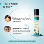 Pilgrim 3% Redensyl, 4% Anagain & 5% Capilia Stem Cell Complex Advanced Hair Growth Serum Roll-On | Grocsy