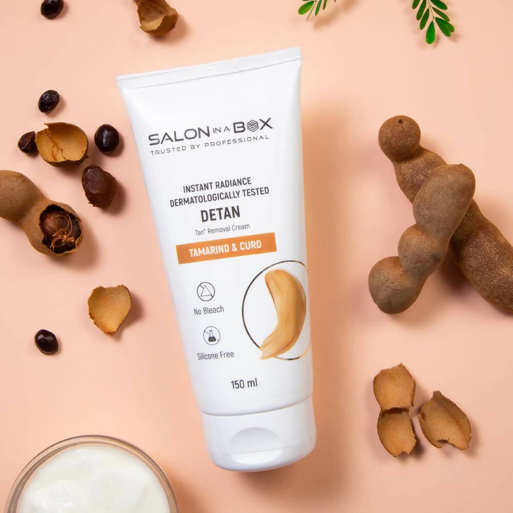 Salon in a Box De-Tan with Tamarind and Curd Face Pack | Grocsy