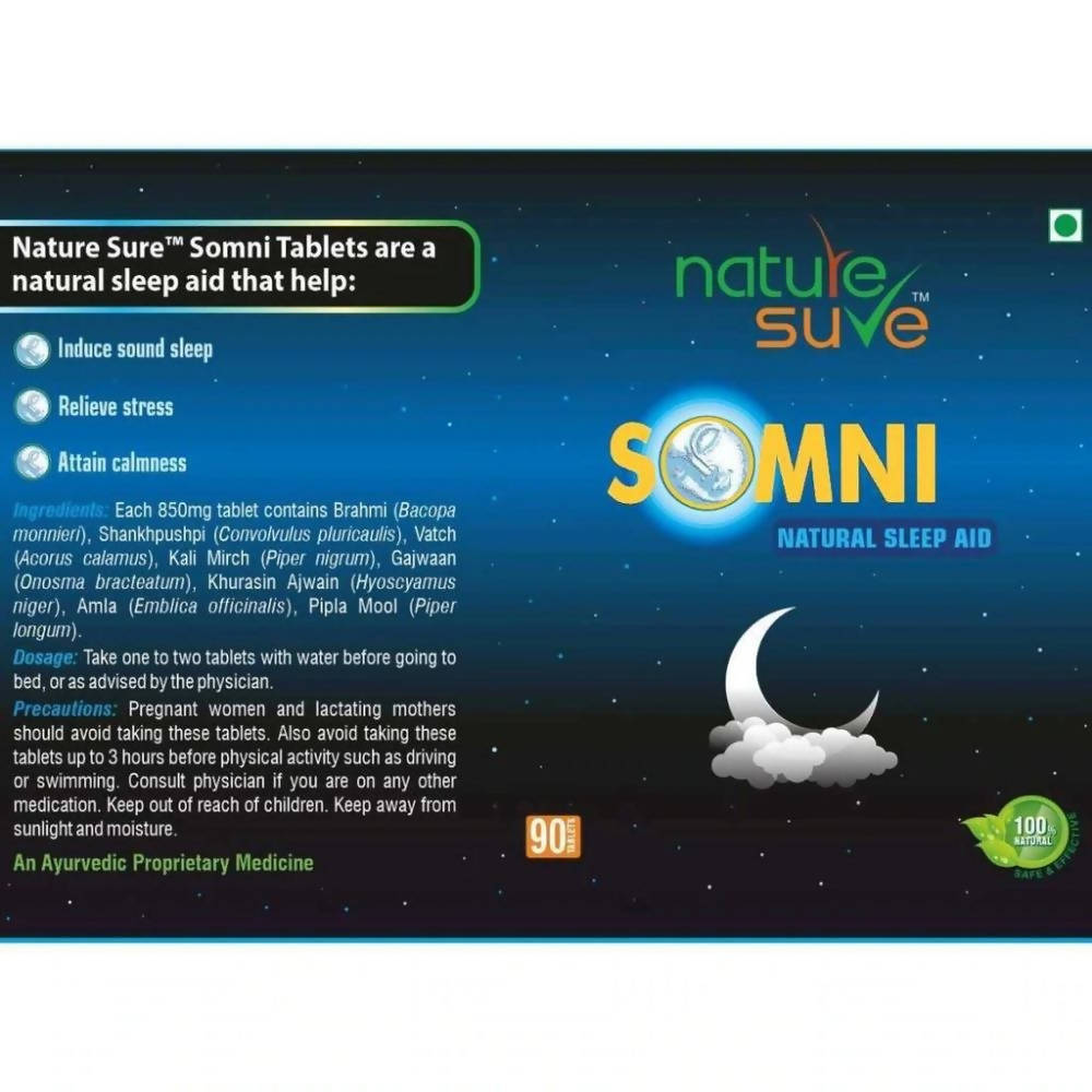Nature Sure Somni Natural Sleep Aid Tablets | Grocsy