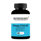 Nutracology Omega 3 Fish Oil 1000mg Capsules with Fish oil EPA + DHA Enriched Sofgels | Grocsy