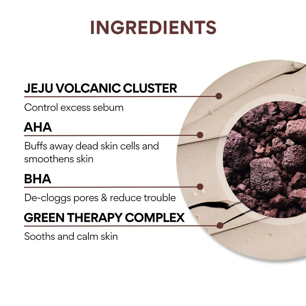 Innisfree Super Volcanic Pore Clay Mask 2X & Green Tea Foam Cleanser Combo | Grocsy