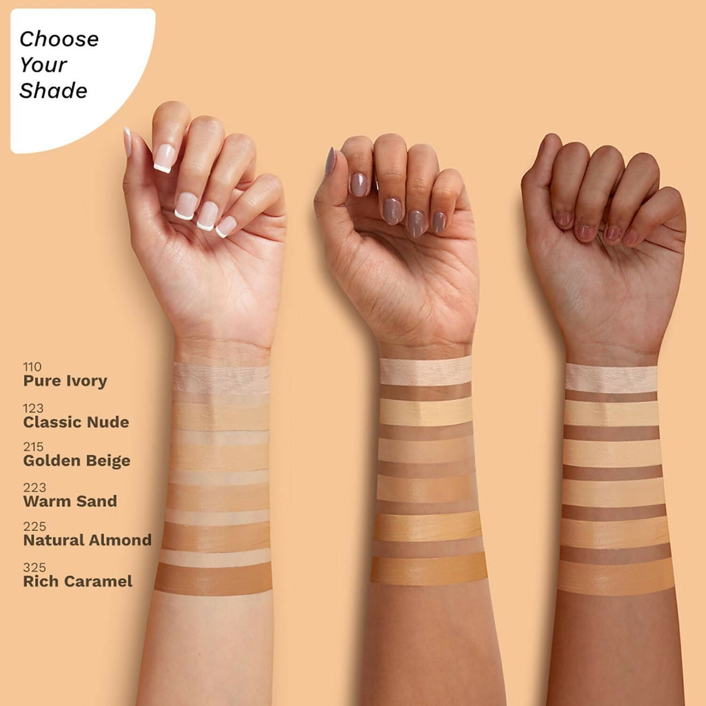 Pilgrim Dream Matte Serum Foundation With Matte & Poreless All Day Coverage Lightweight - Golden Beige | Grocsy