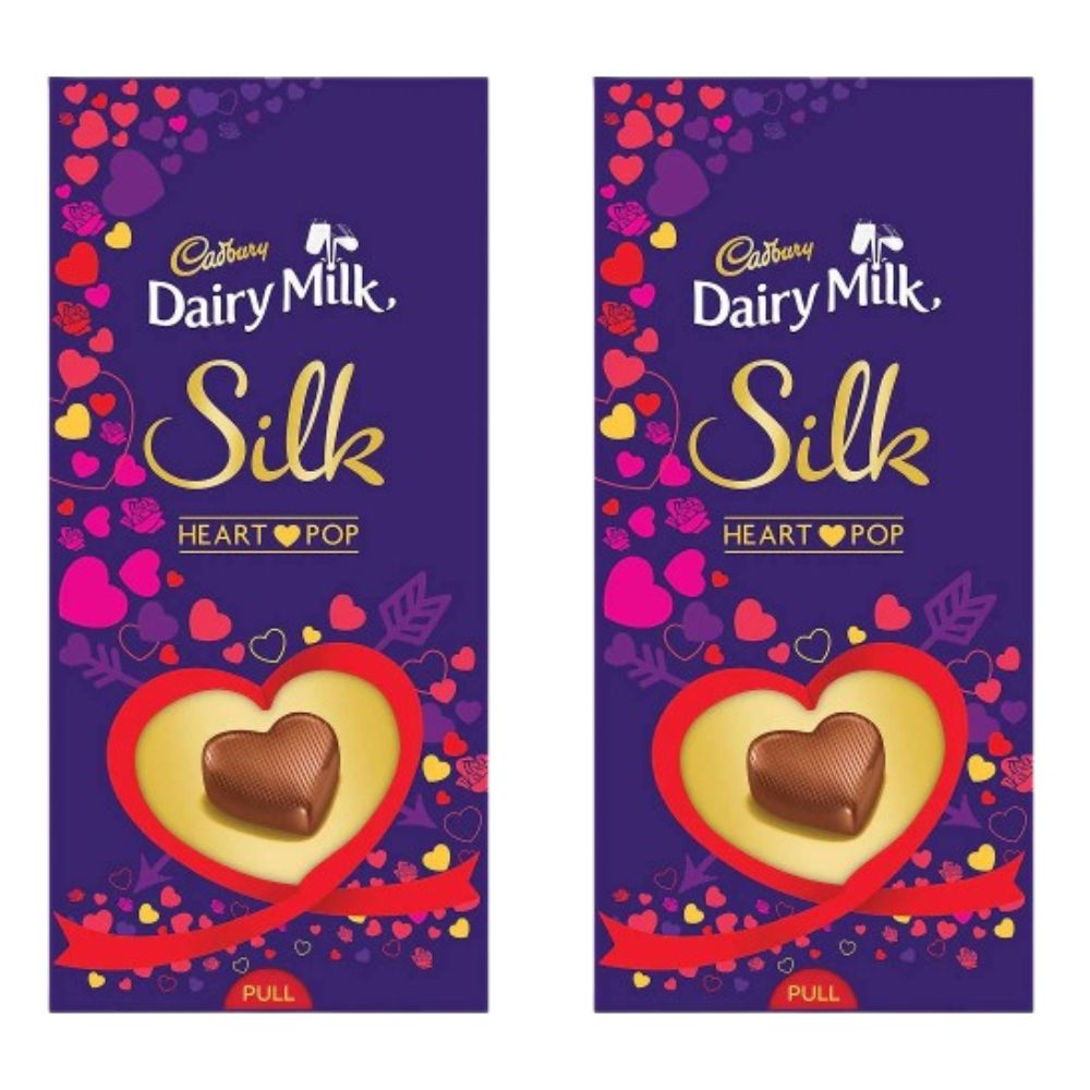Cadbury Dairy Milk Silk Heart Pop Bars | Grocsy
