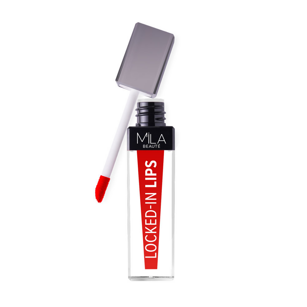 Mila Beaute 12 Hr Non-Transfer Locked-In Liquid Lipstick - Flaming Chips | Grocsy