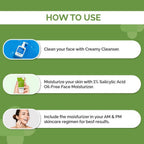 The Derma Co 1% Salicylic Acid Oil-Free Moisturizer For Active Acne | Grocsy