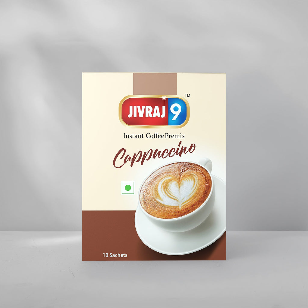 jivraj9 Tea Cappuccino Premix Coffee Box | Grocsy