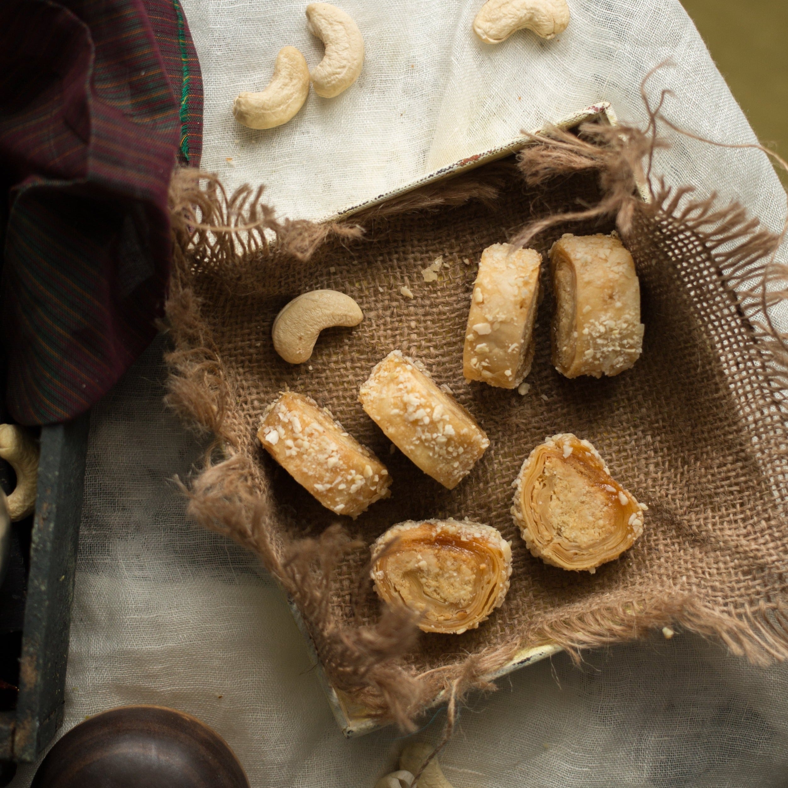 Almond House Cashew Turkish Roll | Grocsy