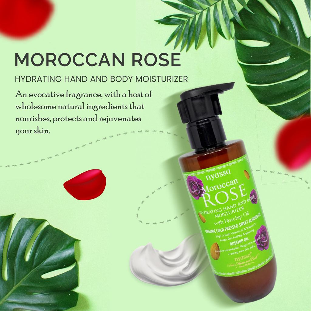 Nyassa Moroccan Rose Hand And Body Moisturizer | Grocsy