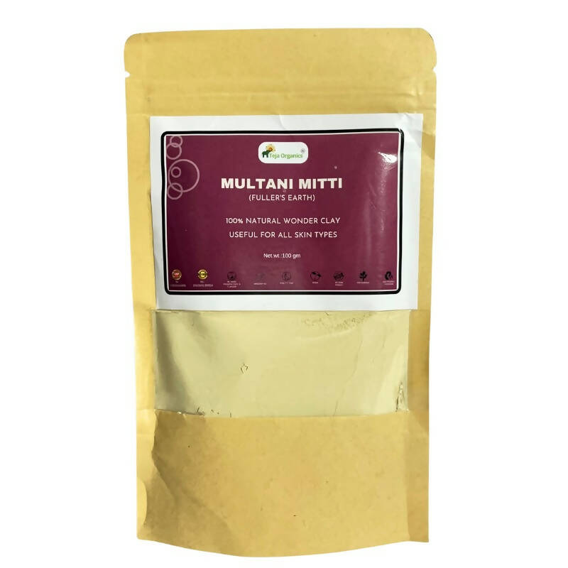 Teja Organics Multani Mitti Face Pack Powder | Grocsy
