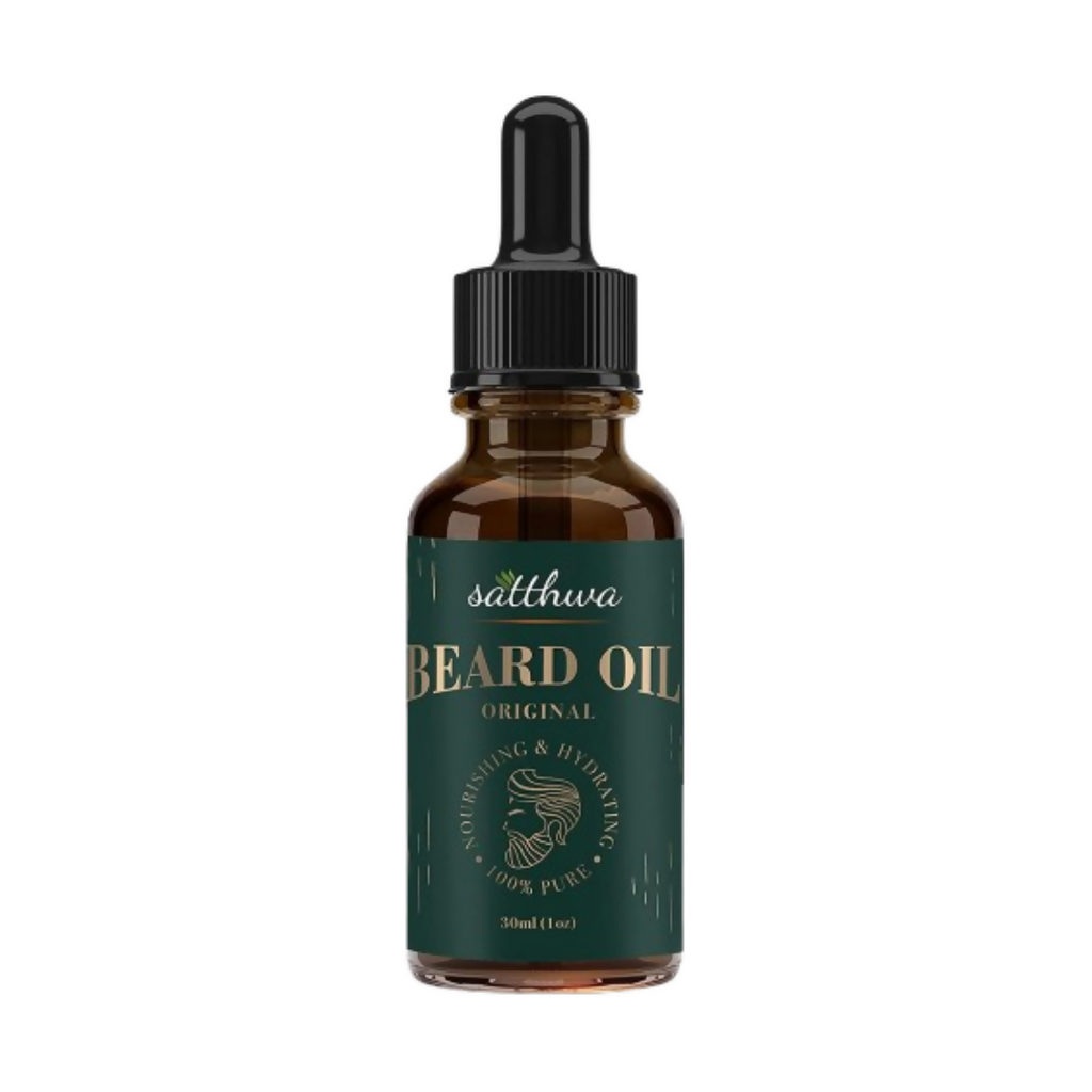 Satthwa Beard Oil With Oud Wood Oil | Grocsy