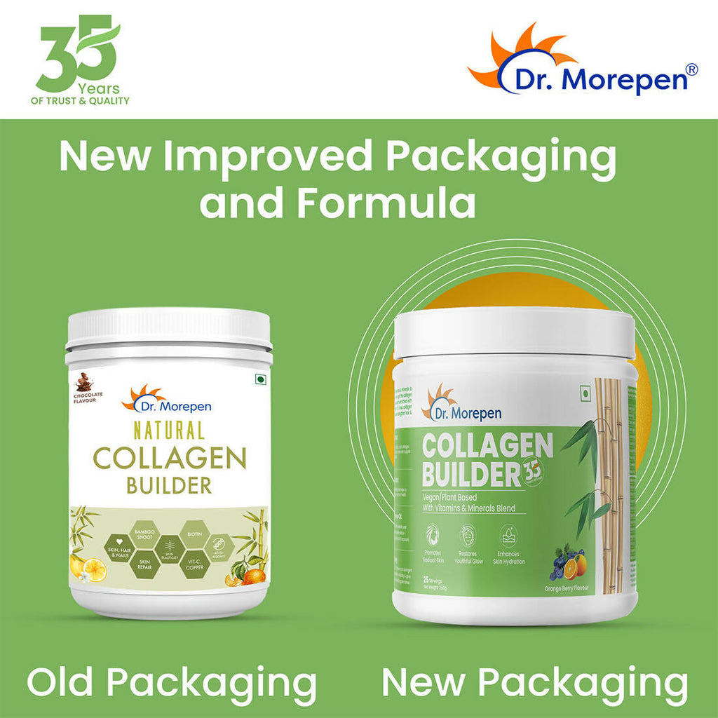 Dr. Morepen Natural Collagen Builder - Orange Berry Flavour | Grocsy