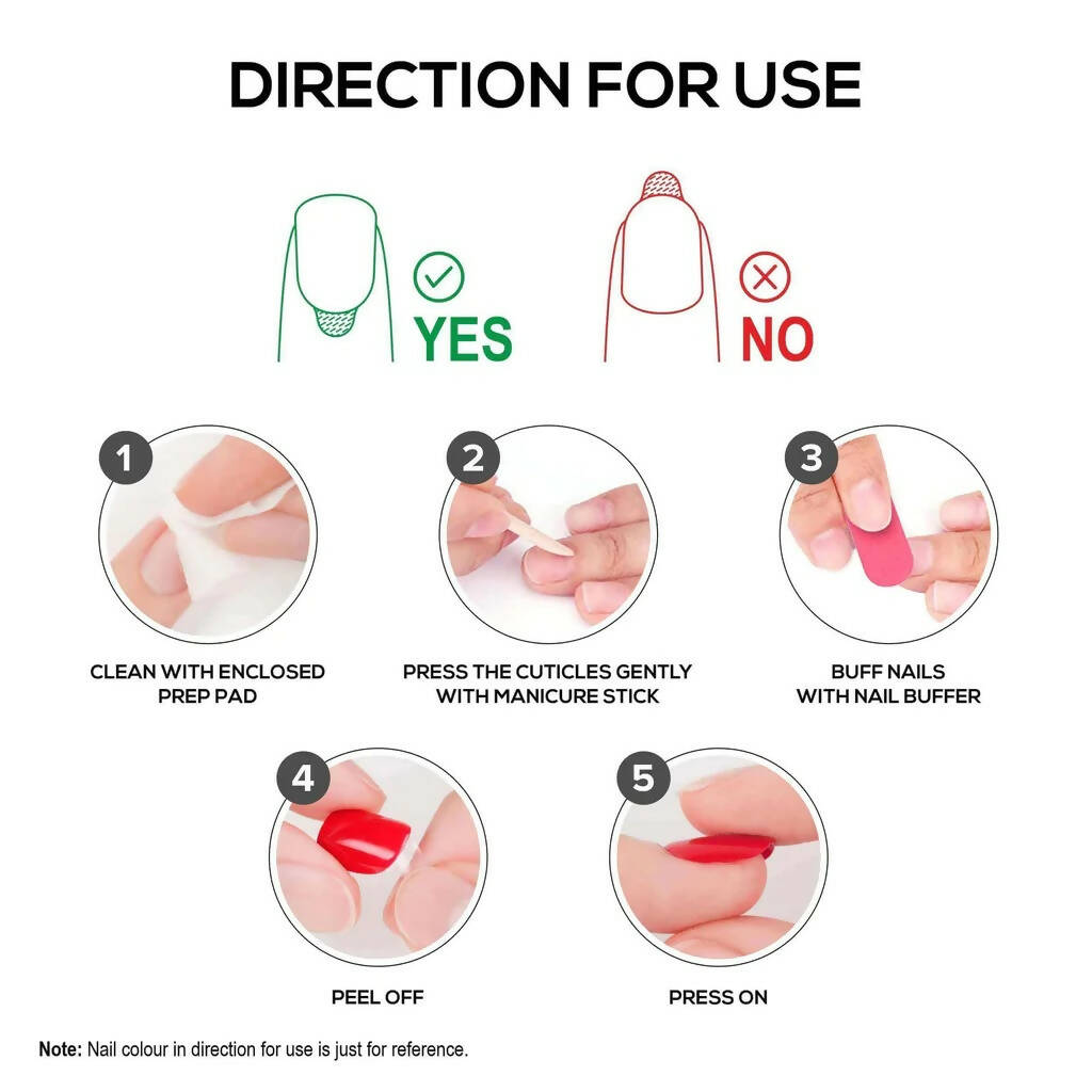 Renee Stick On Nails | Grocsy