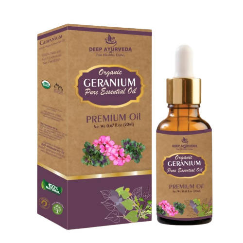 Deep Ayurveda Geranium Pure Essential Oil | Grocsy
