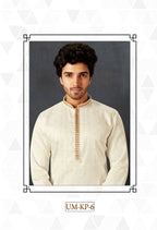 Joban Fashion White Cotton Kurta Pyjama | Grocsy