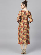 Ahalyaa Women's Traditional wear Kurta - Multi Color | Grocsy