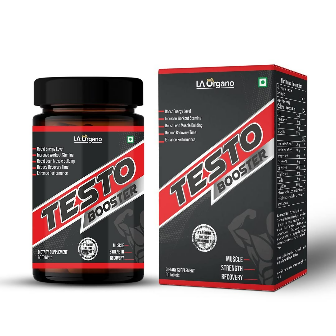 LA Organo Testo Booster Tablets | Grocsy