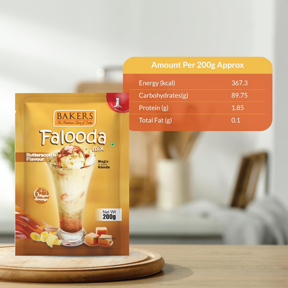 BAKERS Butter Scotch Flavored Falooda Powder | Grocsy