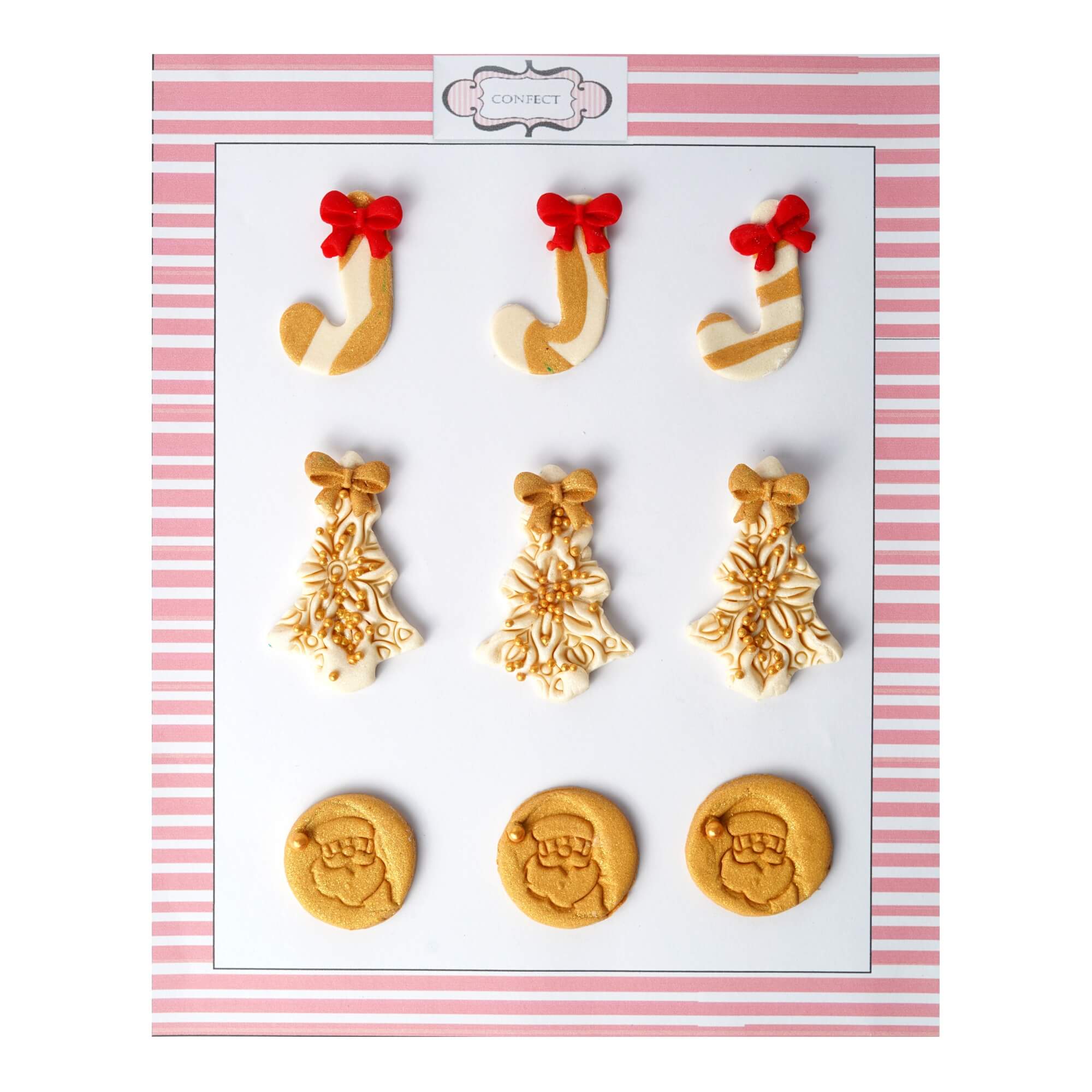 Confect Assorted Christmas Mix  | Edible Christmas Topper | Grocsy