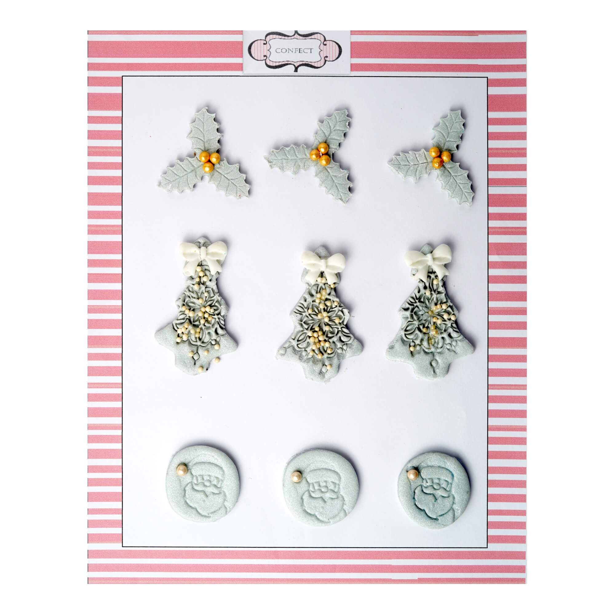 Confect Assorted Christmas Mix  | Edible Christmas Topper | Grocsy