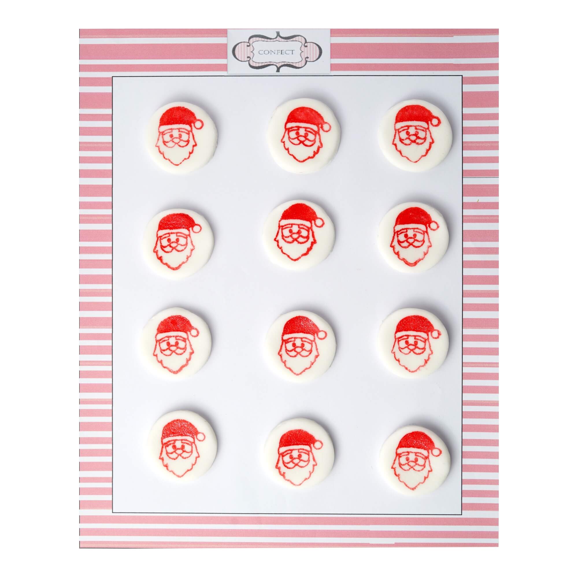 Confect Christmas Santa Red | Edible Christmas Topper | Grocsy
