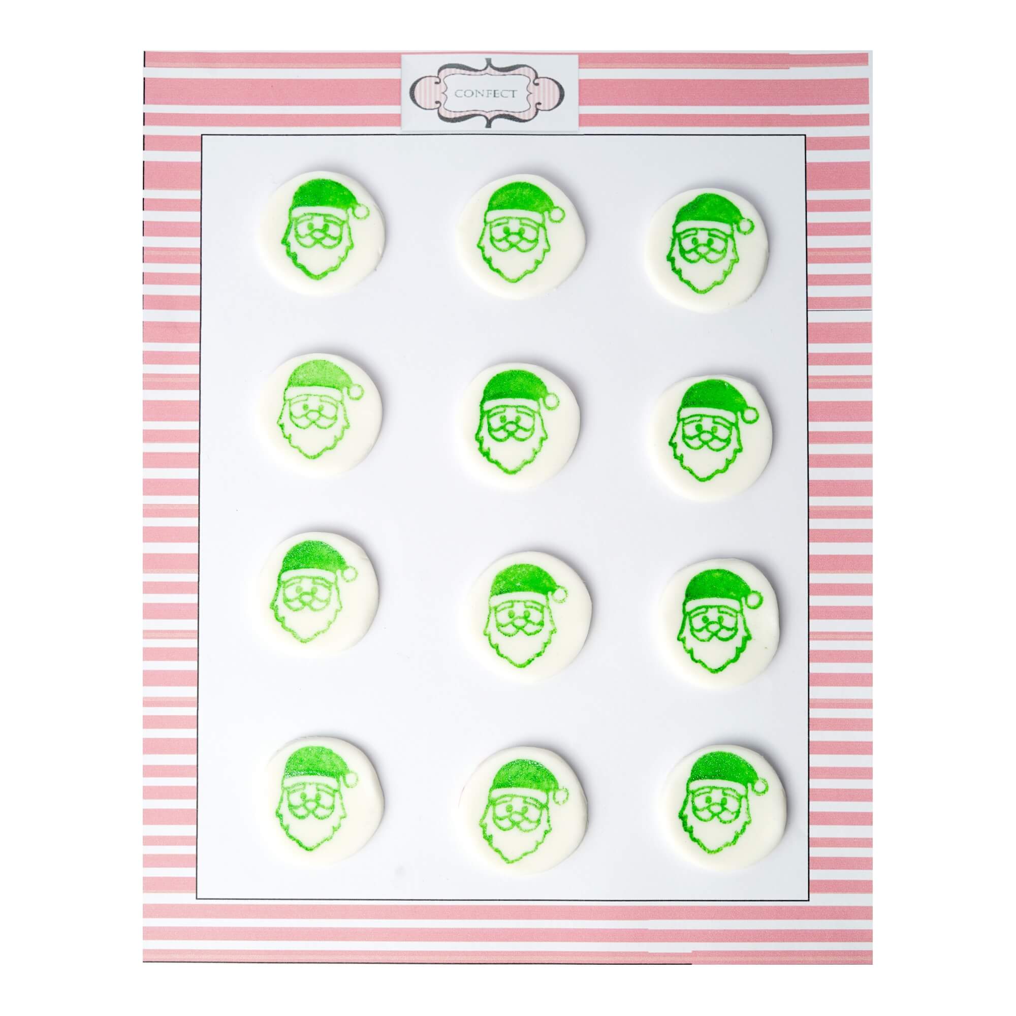 Confect Assorted Christmas Mix Green  | Edible Christmas Topper | Grocsy
