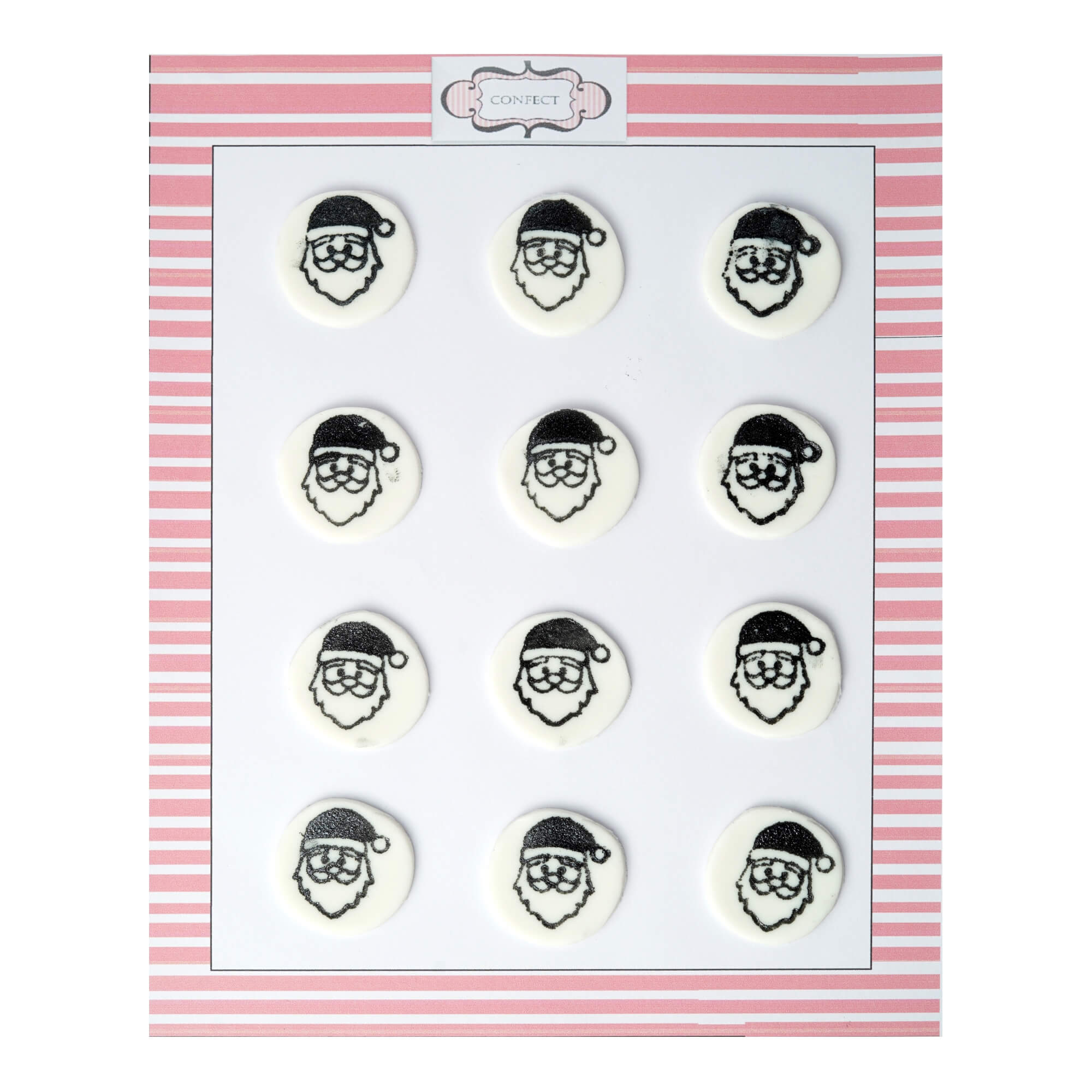 Confect Assorted Christmas Mix Black | Edible Christmas Topper | Grocsy