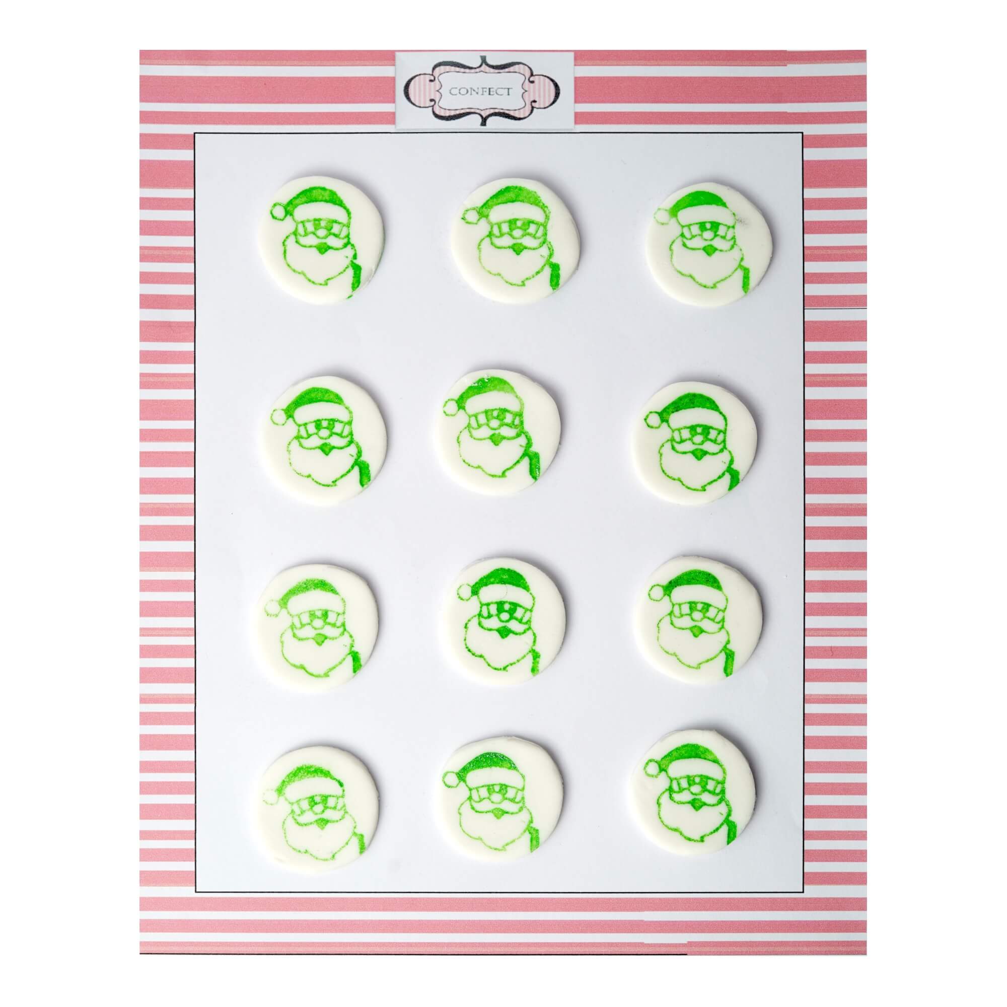 Confect Assorted Christmas Mix Green  | Edible Christmas Topper | Grocsy