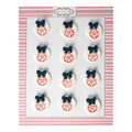 Confect Christmas Bauble Red & Navy | Edible Christmas Topper | Grocsy