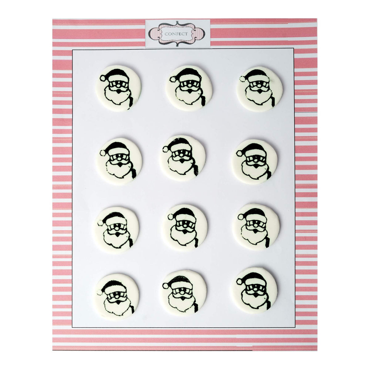 Confect Assorted Christmas Mix - Black  | Edible Christmas Topper | Grocsy