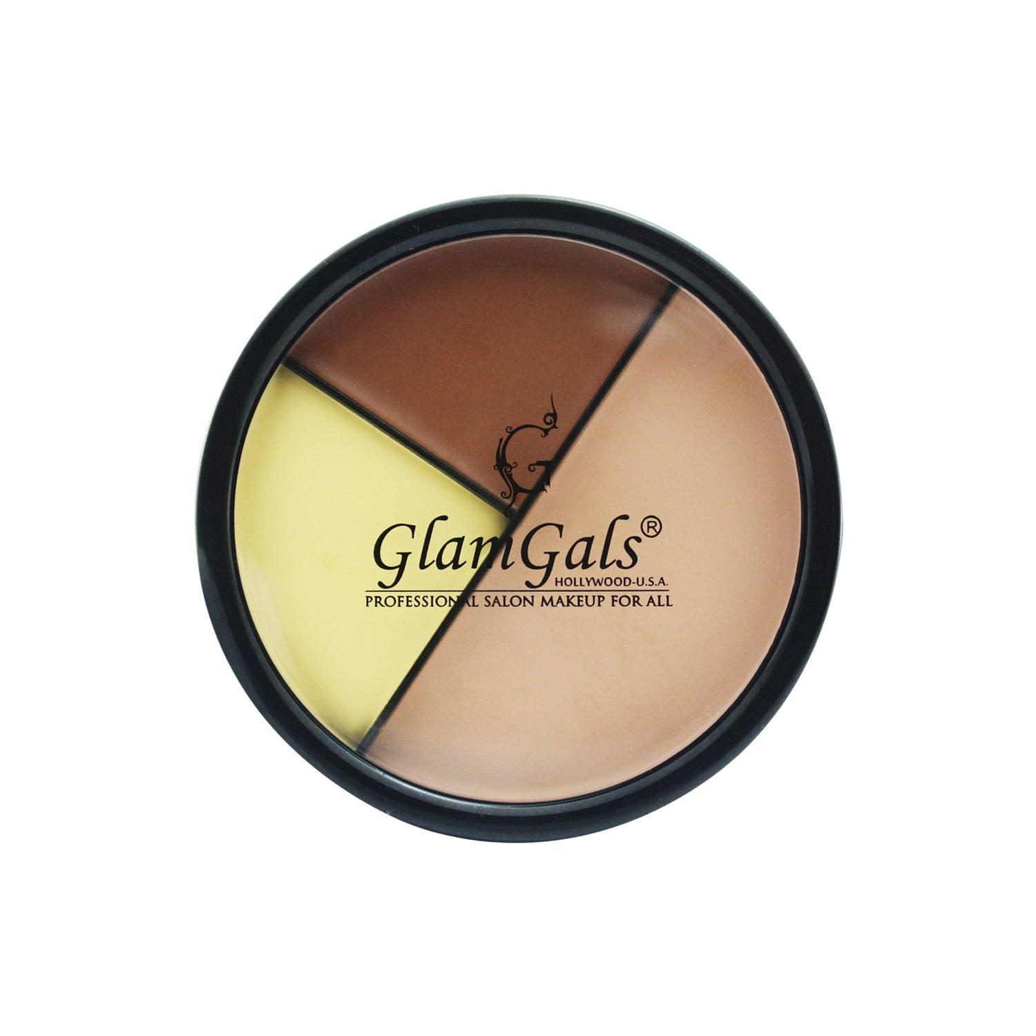 Glamgals Hollywood-U.S.A Waterproof Matte Finish Trio Concealer Palette (3 Shades) | Grocsy