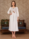Embroidered Flared Rayon Kurta, Multicolor - Hiral Fashion | Grocsy