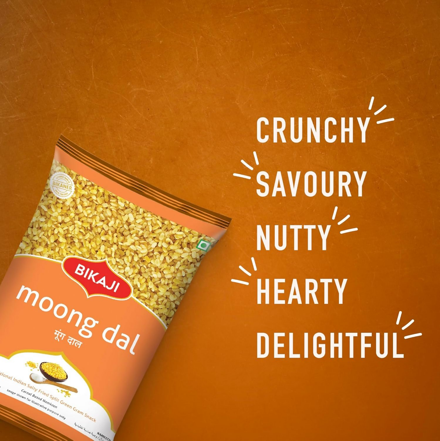 Bikaji Moong Dal - Salty Golden Beads Mug Dal | Grocsy
