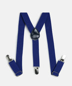 Manet Boys Solid Suspenders - Dark Blue | Grocsy