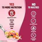Saffola Muesli Fruit & Nut Berry Crunch with Flavour Pops | Grocsy