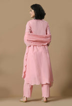 Joban Fashion Pink Cotton Kurta Set | Grocsy