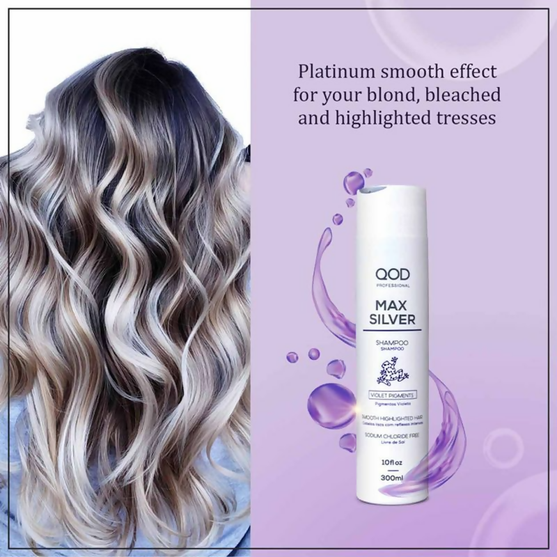 QOD Professional Max Silver Shampoo | Grocsy