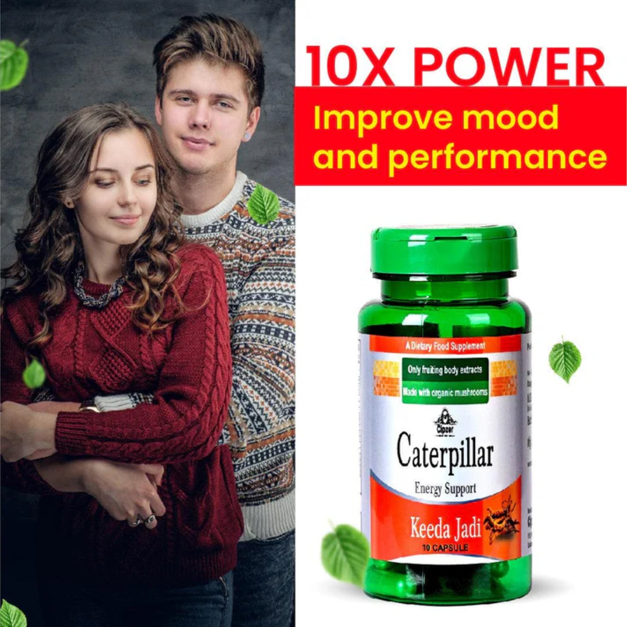 Cipzer Caterpillar Keeda Jadi Capsules | Grocsy