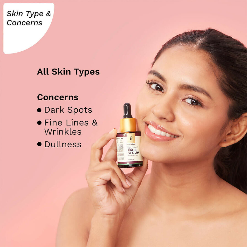 Pilgrim Red Vine Face Serum For Anti-Ageing | Grocsy