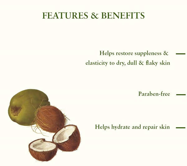 Just Herbs Kerala Coconut & Wheatgerm Body Butter | Grocsy
