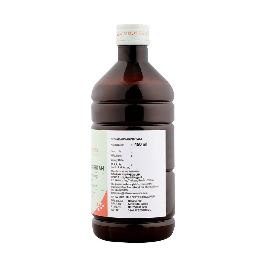 Sitaram Ayurveda Devadarvarishtam Syrup | Grocsy