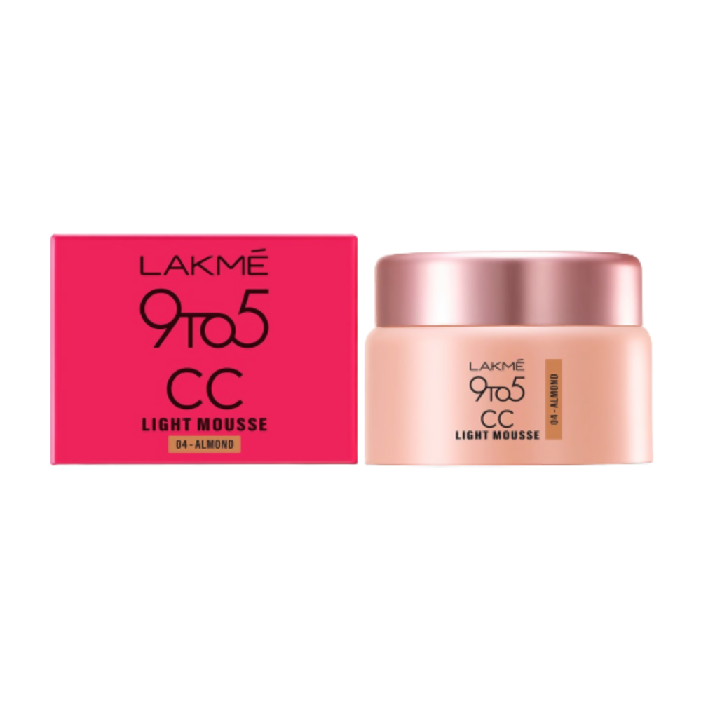 Lakme 9 To 5 CC Mousse - Almond | Grocsy