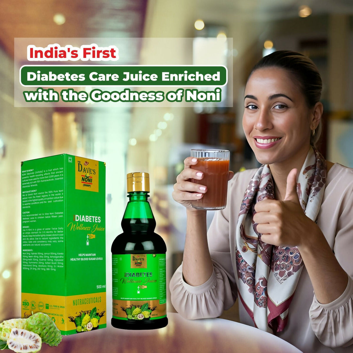 The Dave's Noni Diabetes Wellness Juice | Grocsy