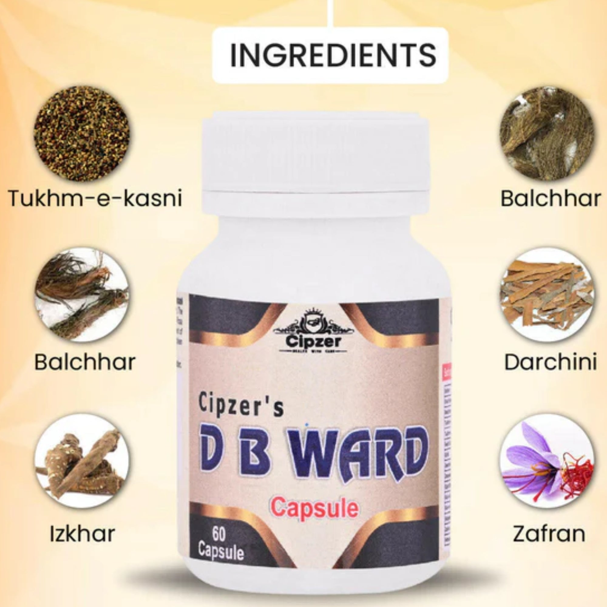 Cipzer D.B. Ward Capsules | Grocsy