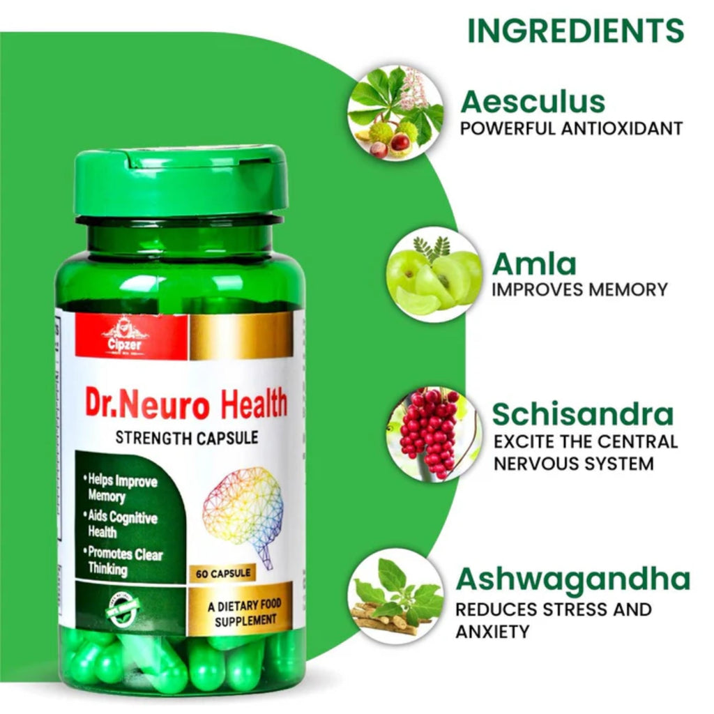 Cipzer Dr. Neuro Health Capsules | Grocsy