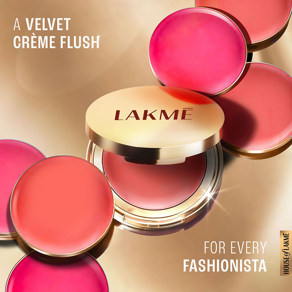 Lakme 9 to 5 Powerplay Velvet Creme Blush - Soft Coral | Grocsy