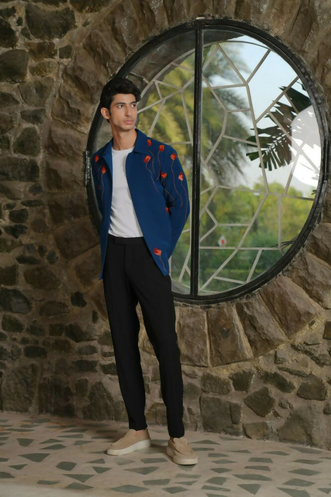 Torque Teal Blue Shacket by Hilo Design | Grocsy
